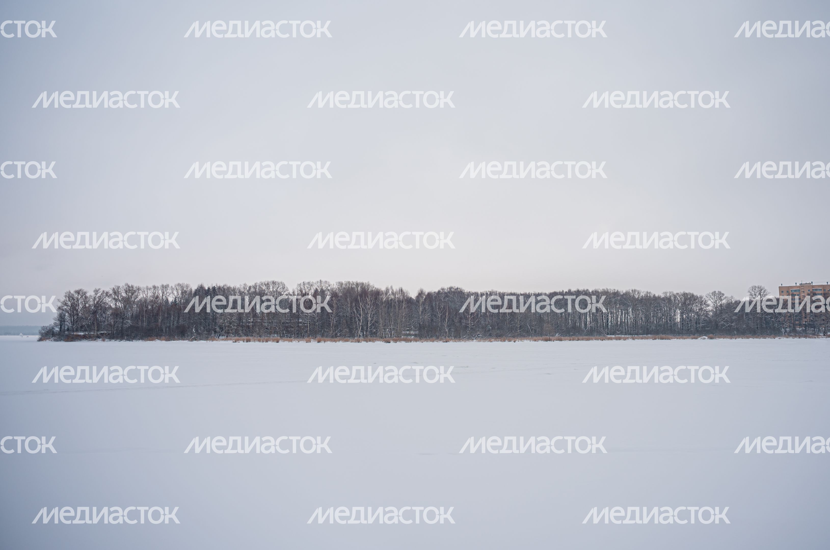 Зимние виды города Солнечногорск