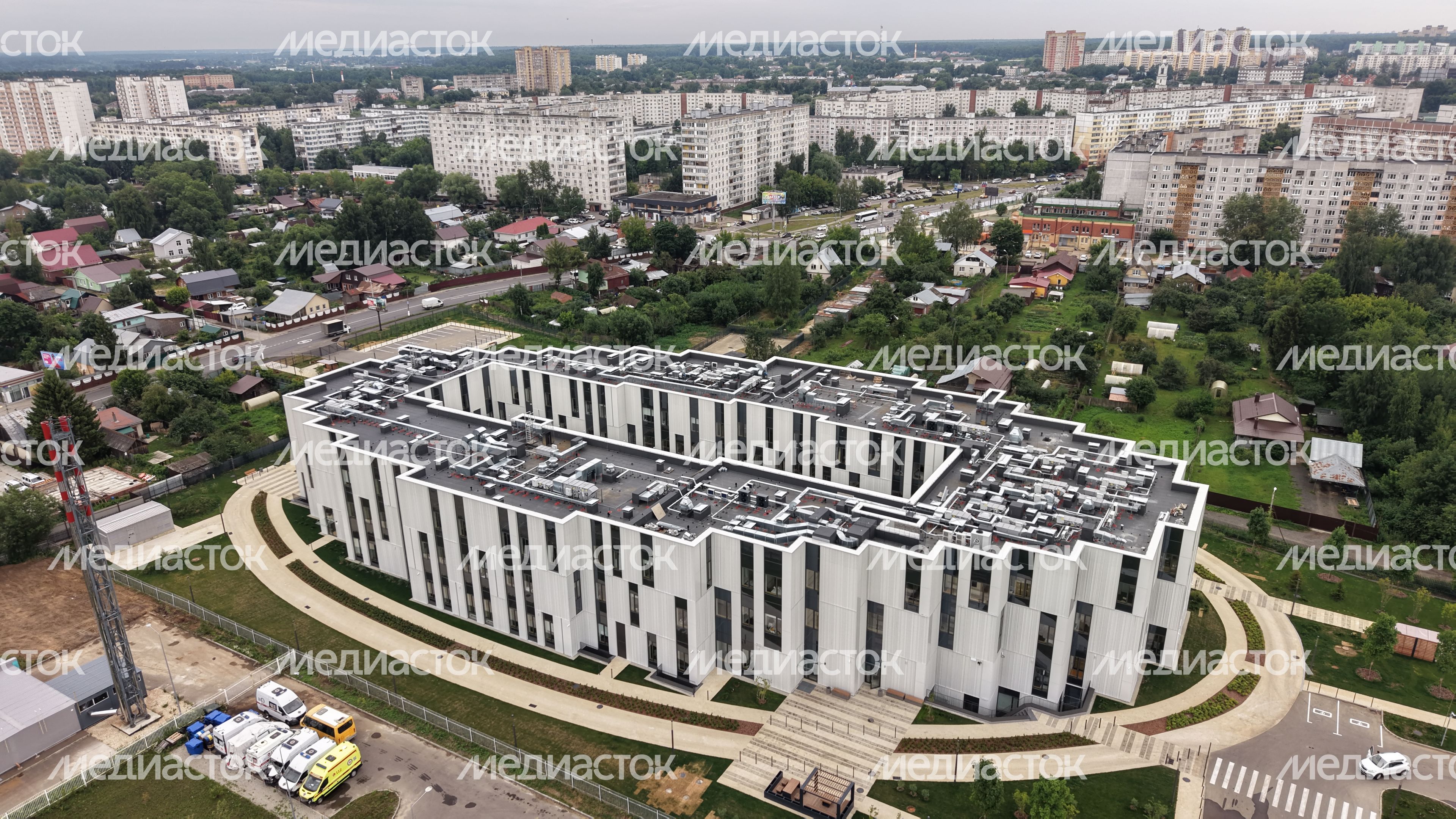 Новая поликлиника в ногинском мкр Заречье
