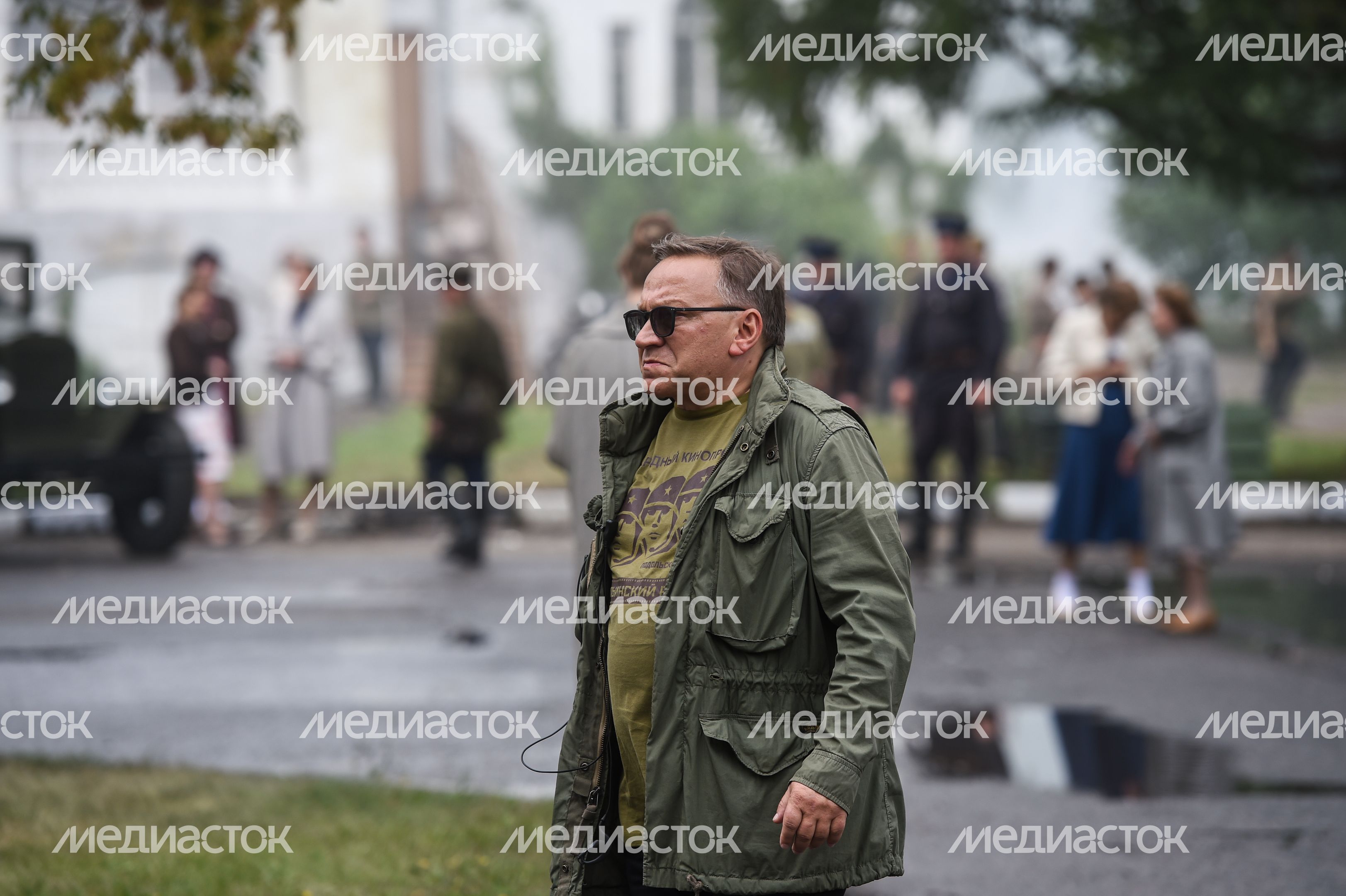 Андрей Воробьев посетил съемочную площадку фильма Ильинский Рубеж