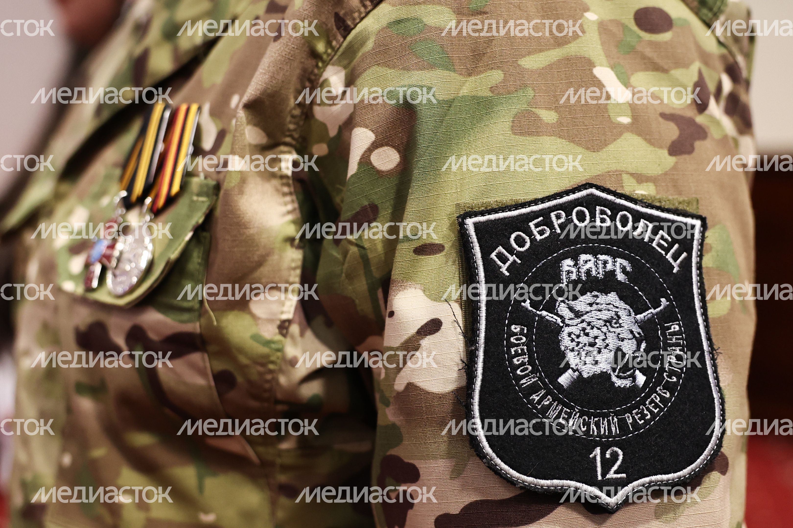 Вручение государственных наград добровольцам подразделения БАРС Вручение государственных наград добровольцам подразделения БАРС