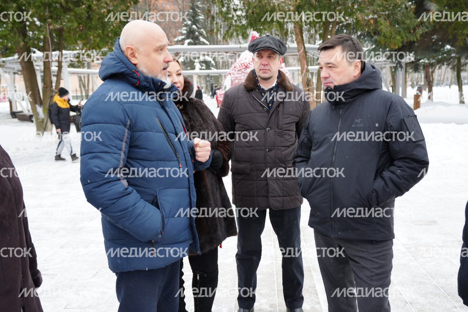 Проверка Губернатором Центрального парка культуры и отдыха в Пушкино