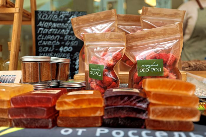 Мармелад на ярмарке фермерских продуктов «Вкусная пятница» в Красногорске