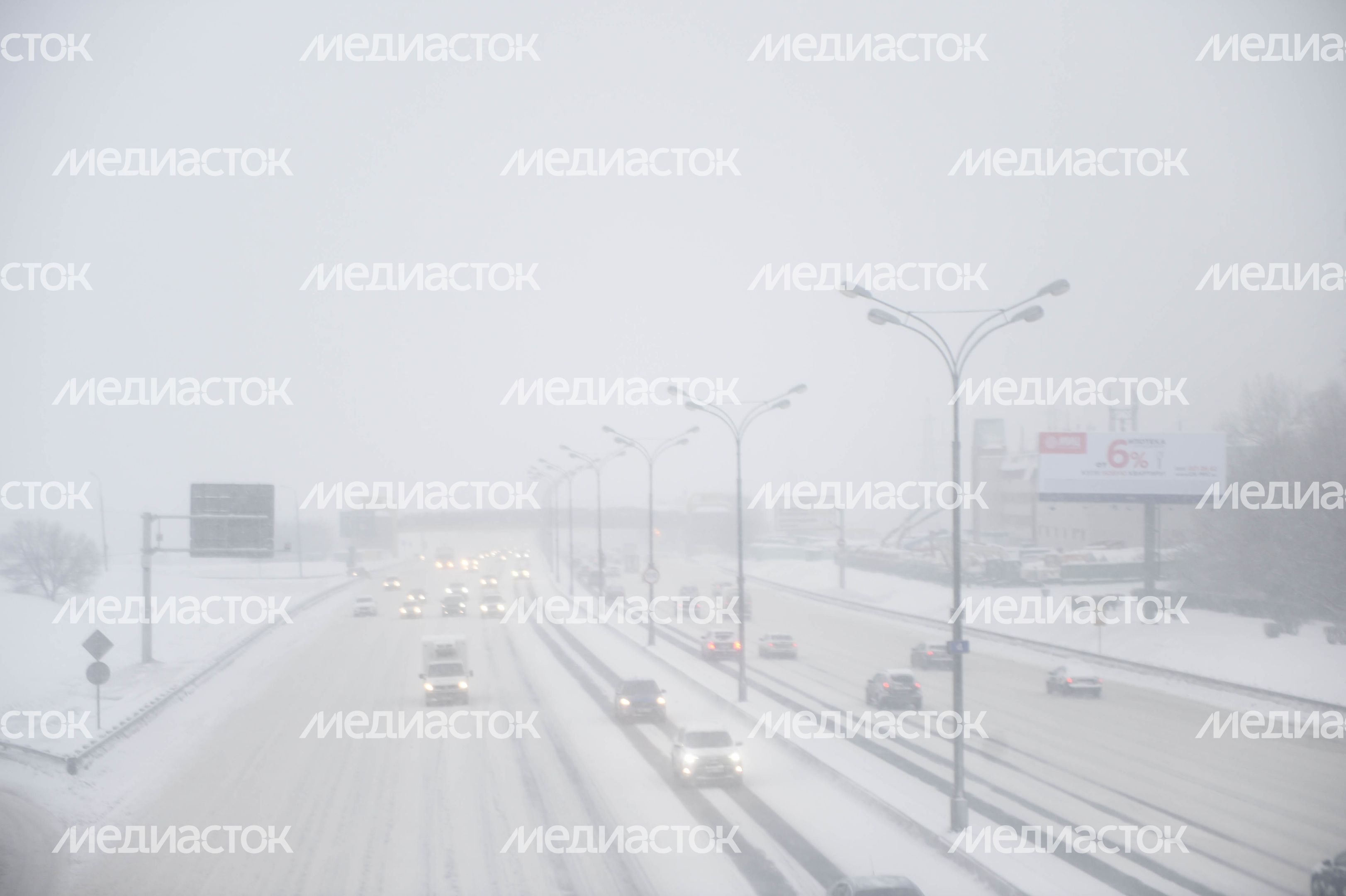 Рекордный снегопад в Москве и Подмосковье