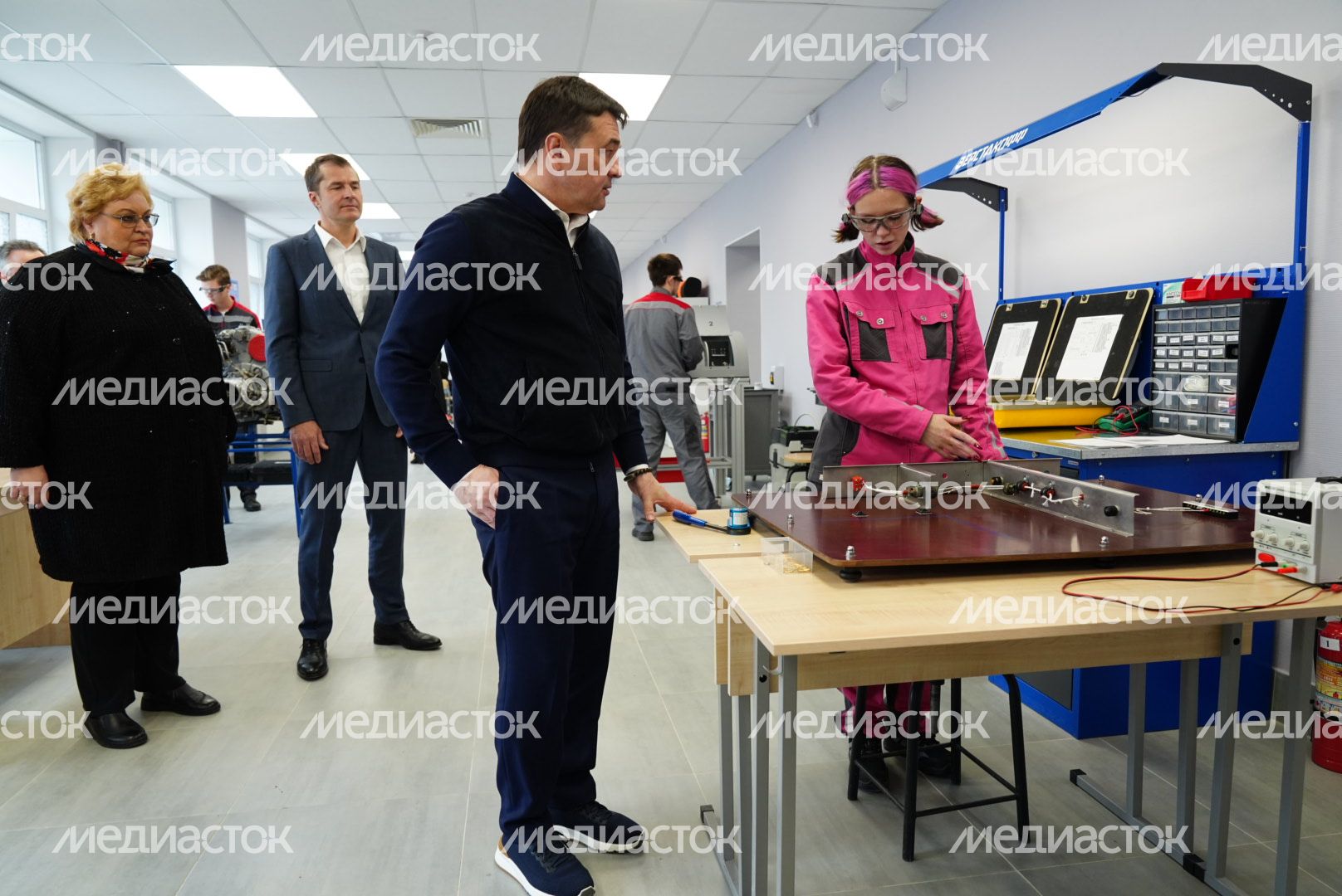 Посещение губернатором Люберецкого техникума