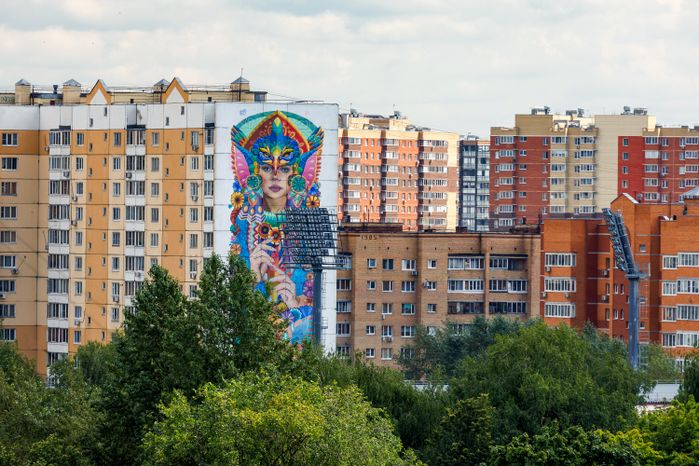Муралы в Железнодорожном, Балашиха