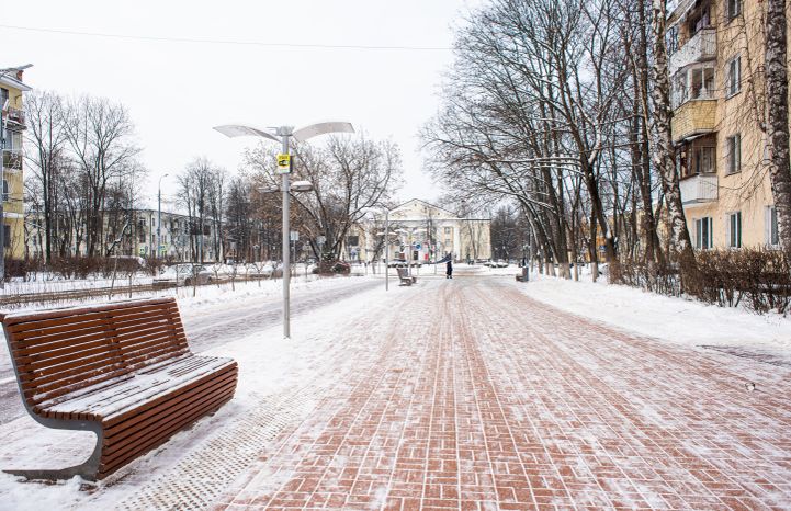 Зимние виды города Щелково