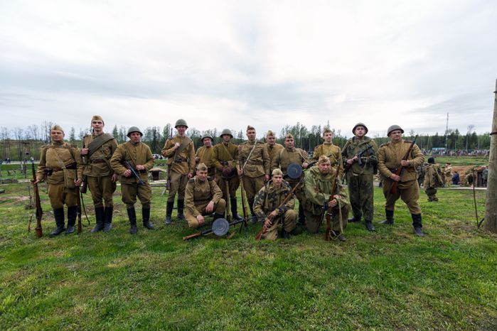 День Победы в Центральном парке «Патриот» Одинцовского округа: военно-историческая реконструкция «В логове зверя»
