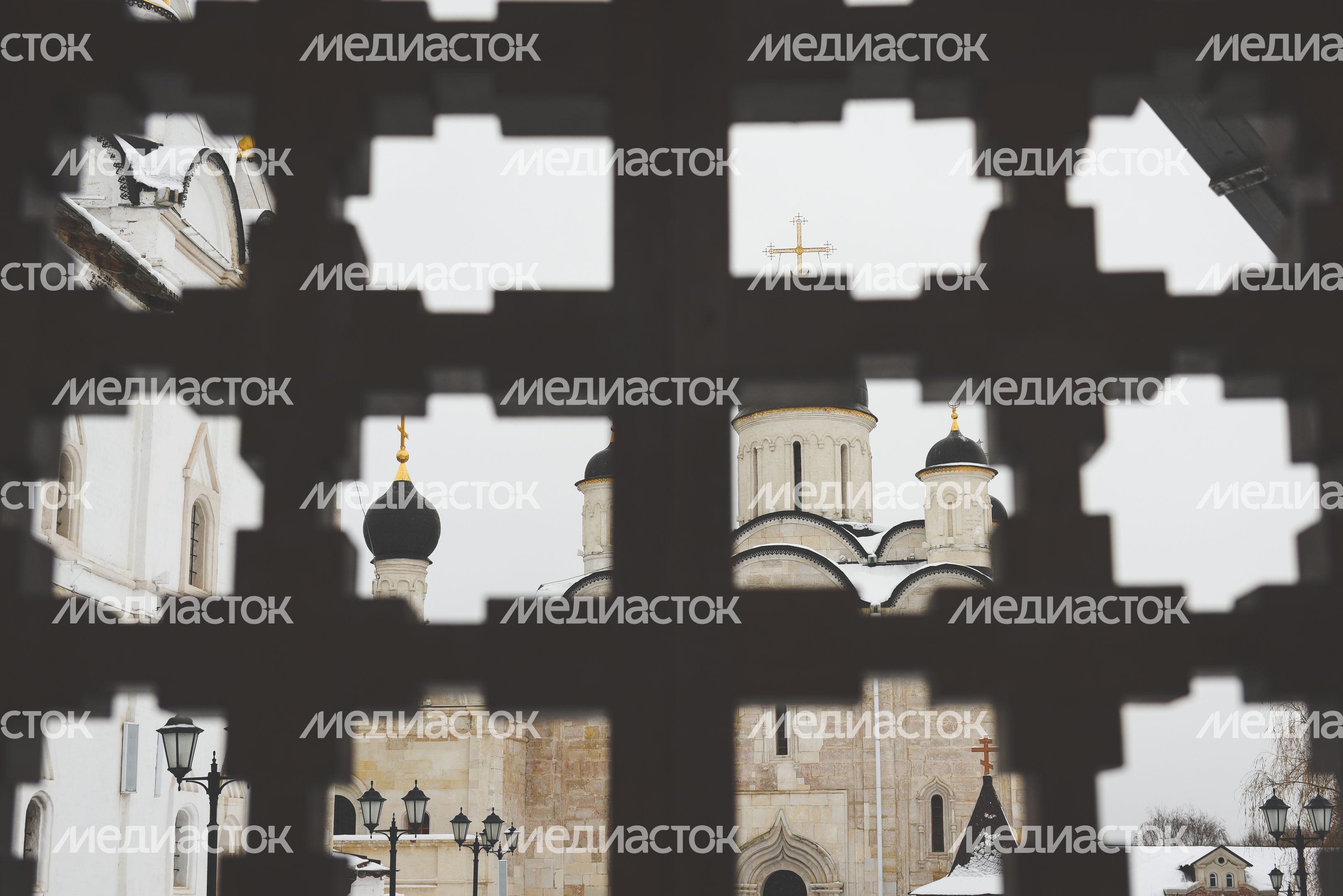 Виды города Серпухов зимой
