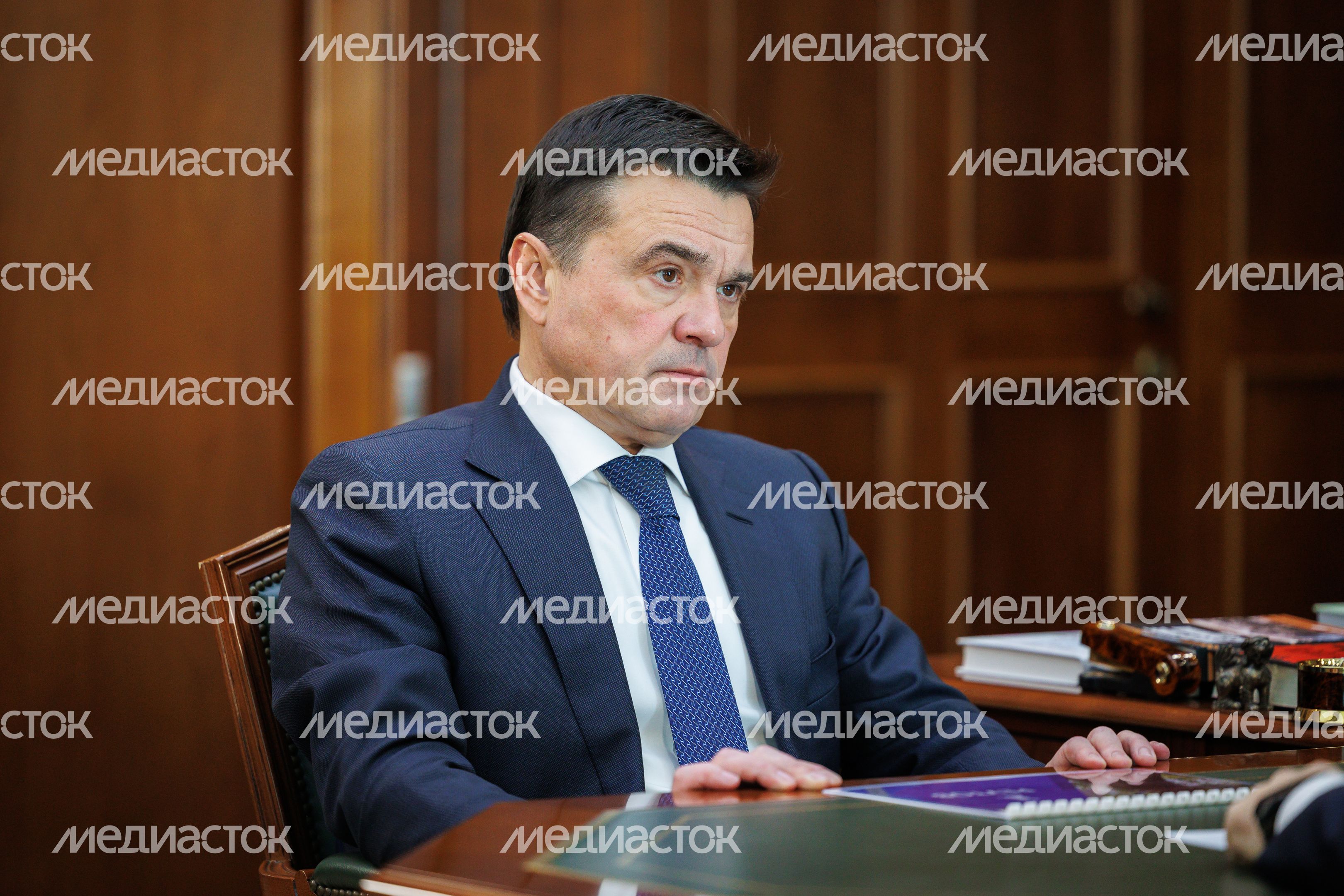 Губернатор провел рабочую встречу с врип главы г.о. Реутов Алексеем Ковязиным