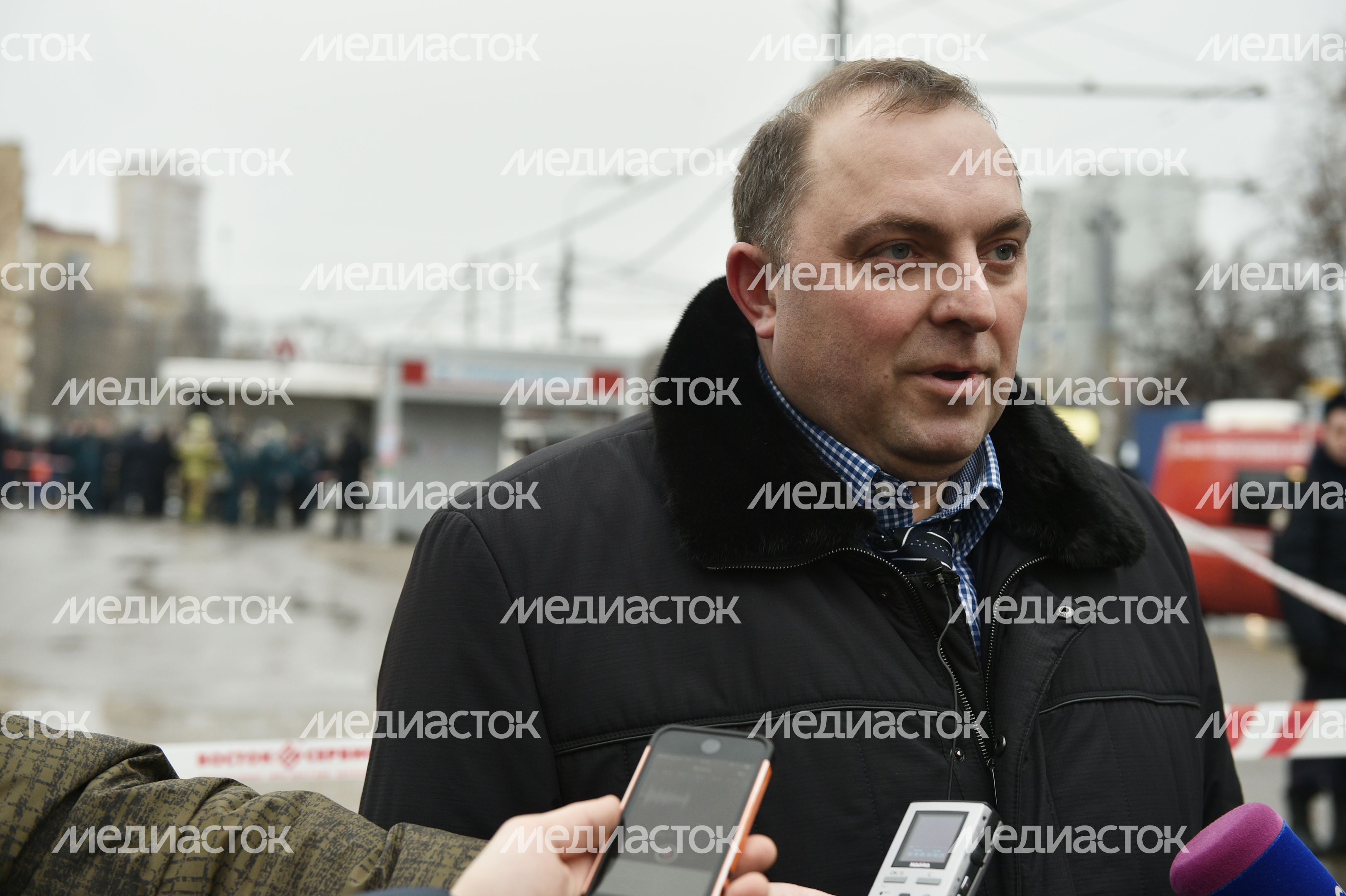 Взрыв газового баллона у метро "Коломенская"