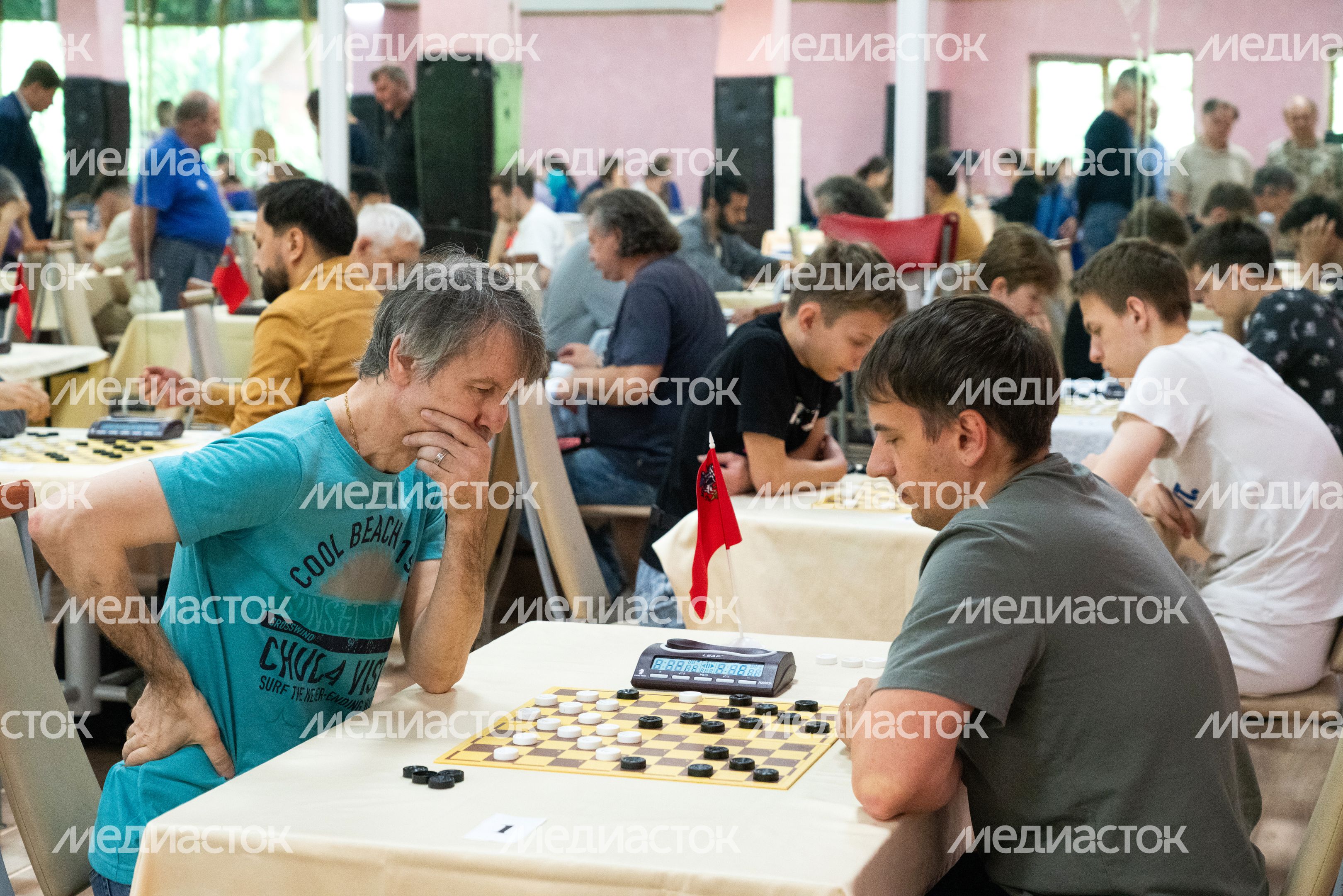 В Подмосковье завершился чемпионат России по международным стоклеточным шашкам