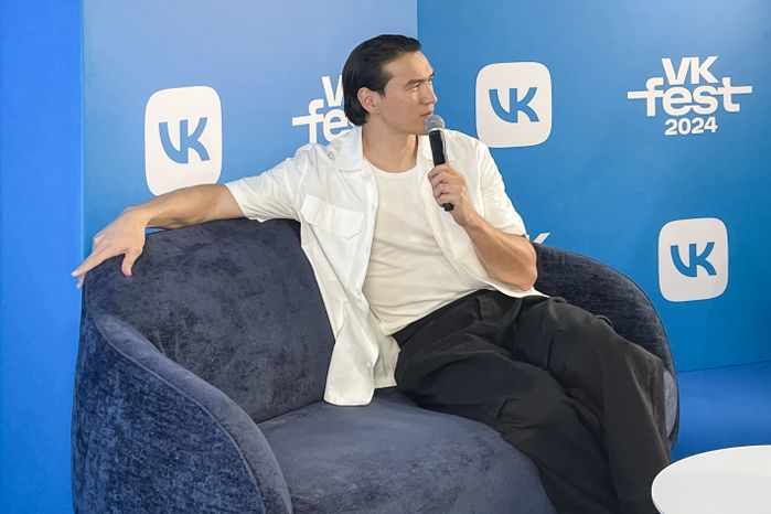 Нурлан Сабуров на пресс-конференции VK Fest -2024 в Лужниках