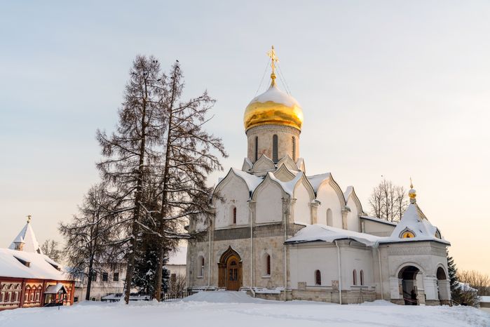 Зимние виды Звенигорода
