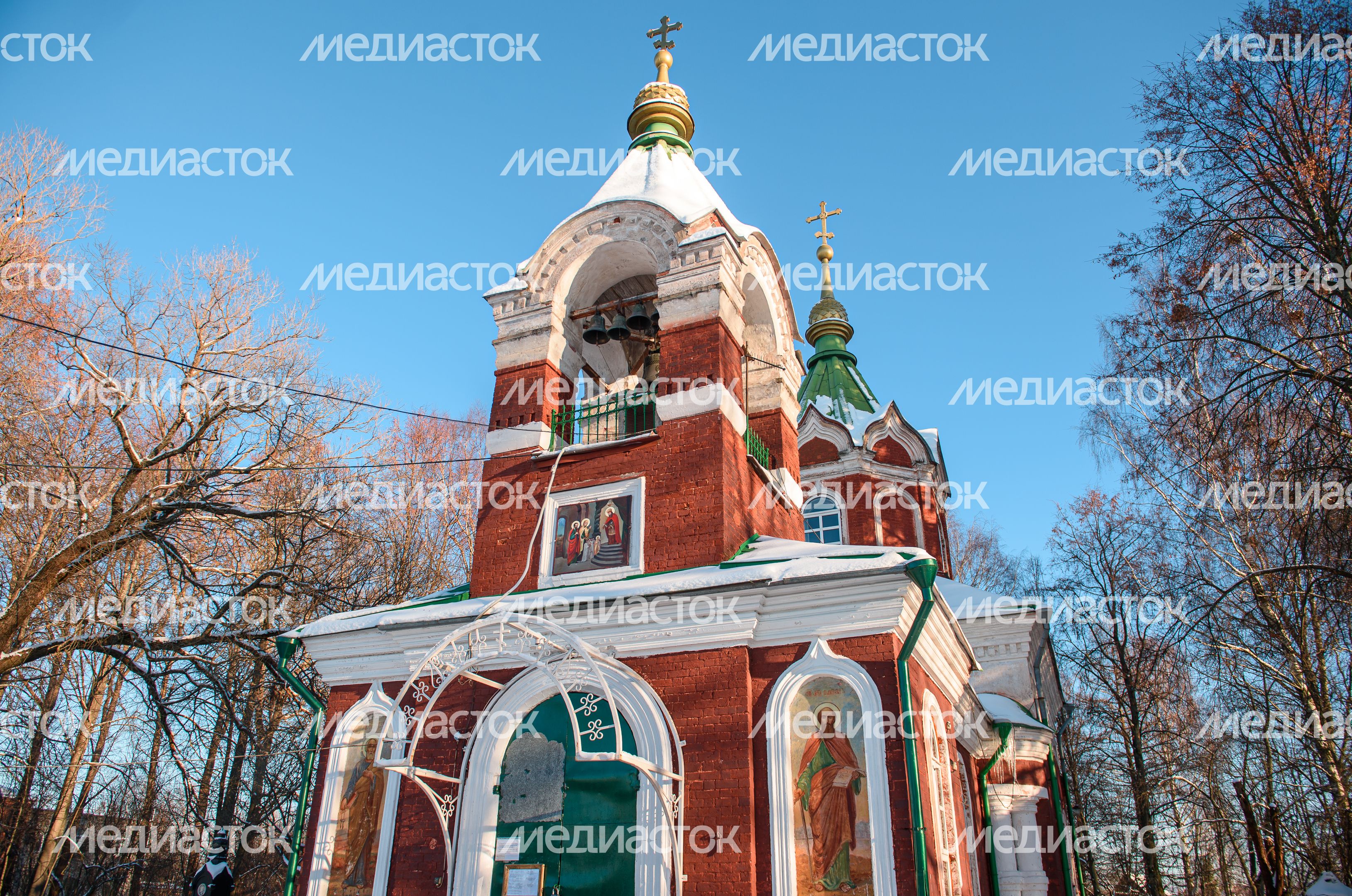 Зимние виды города Калязин