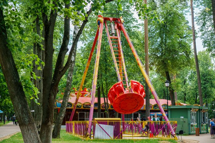 Раменский городской парк культуры и отдыха летом