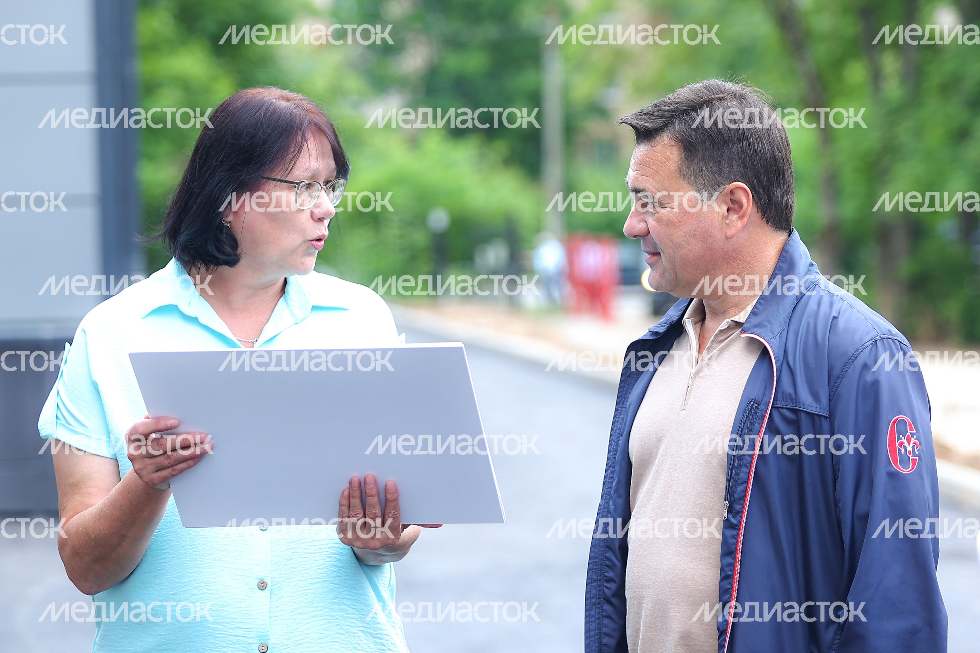 Посещение Губернатором Подмосковья школы №2 в Можайске