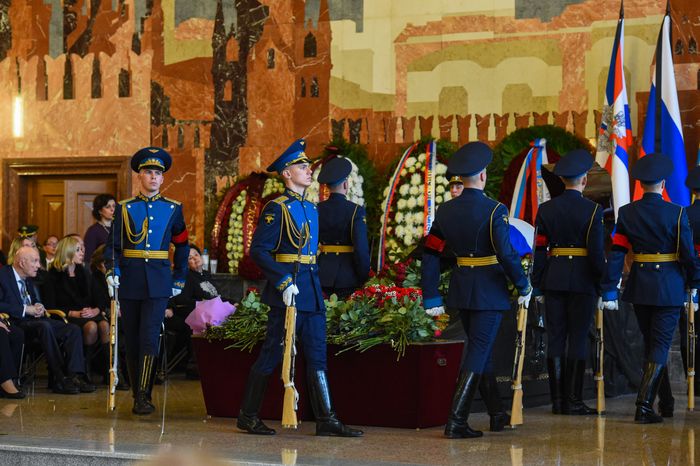 Церемония прощания с космонавтом Алексеем Леоновым в Подмосковье