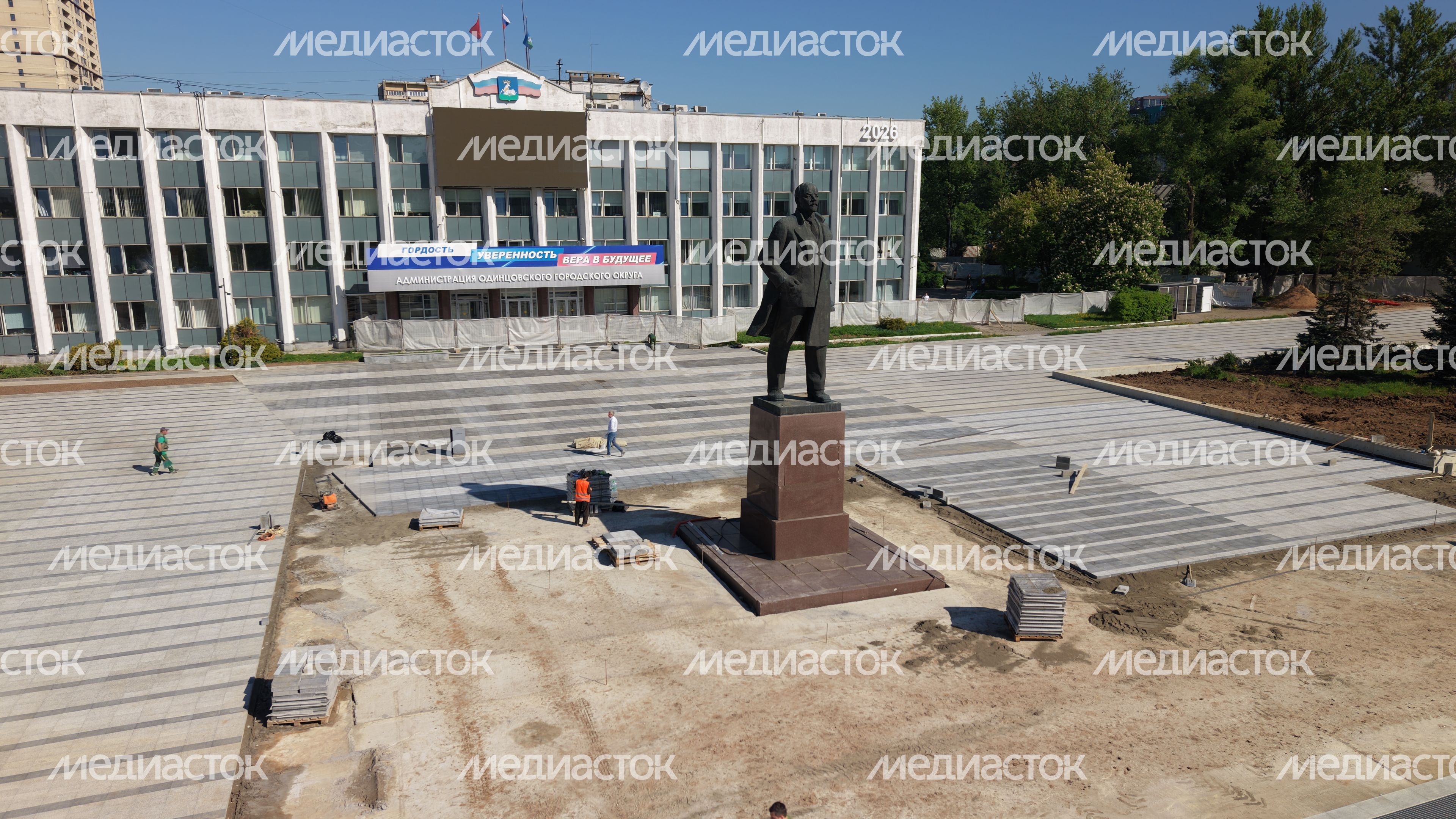 В Одинцове завершается масштабная реконструкция Центральной площади В Одинцове завершается масштабная реконструкция Центральной площади