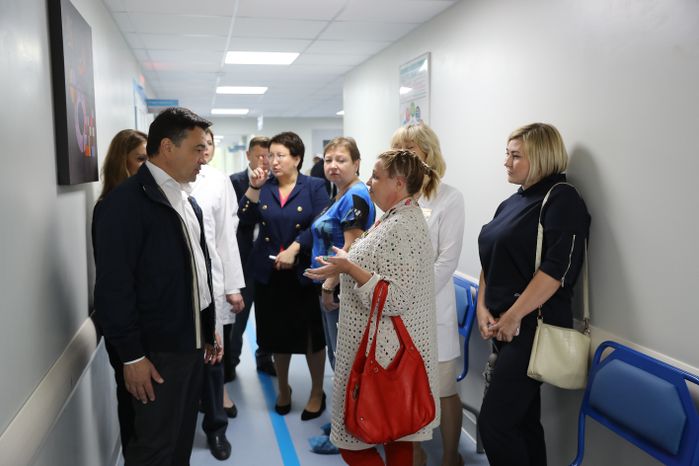 Презентация обновленного Консультационно-диагностического центра Красногорской городской больницы №1 губернатору Подмосковья