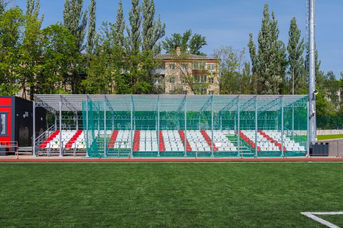 Стадион «Полет» после капремонта в Лыткарино