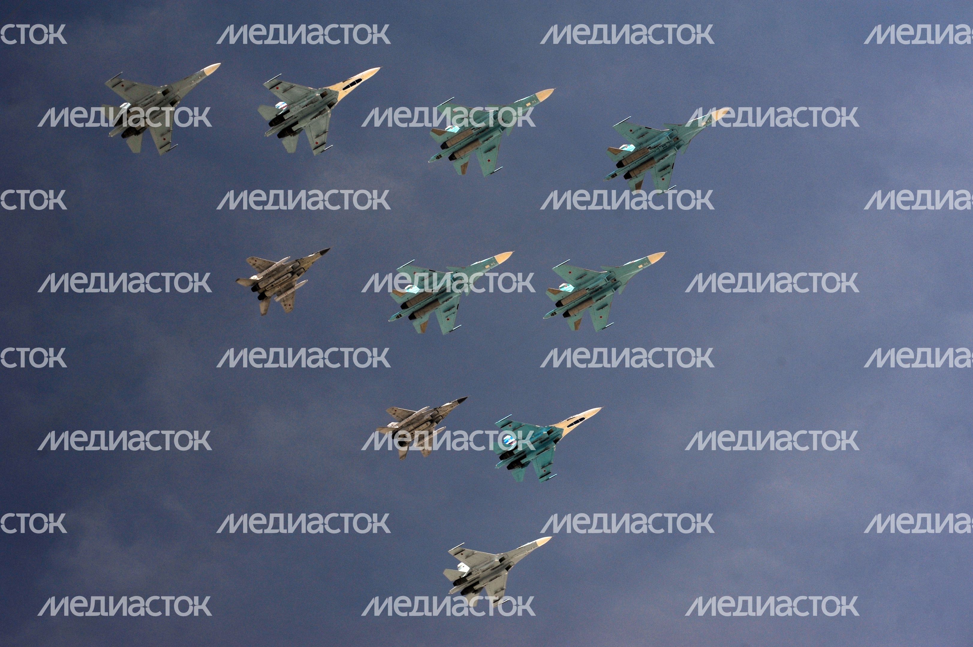Генеральная репетиция парада Победы на Красной площади