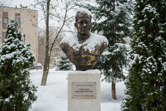 Реутов. Сквер Победы. Зима