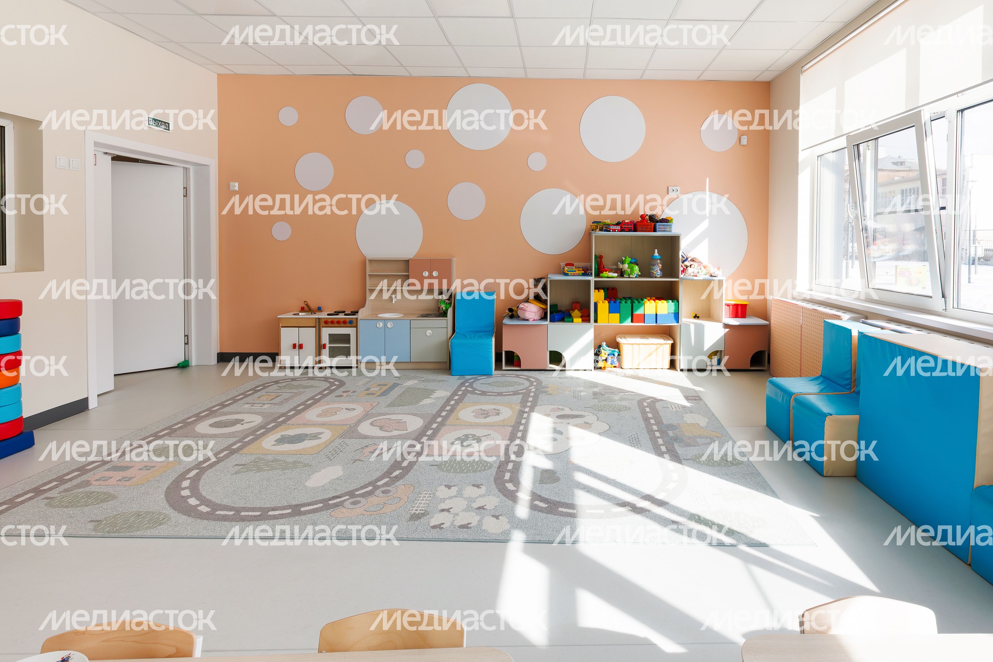 Игровая комната в новом детском саду «Островок» в Мытищах Игровая комната в новом детском саду «Островок» в Мытищах
