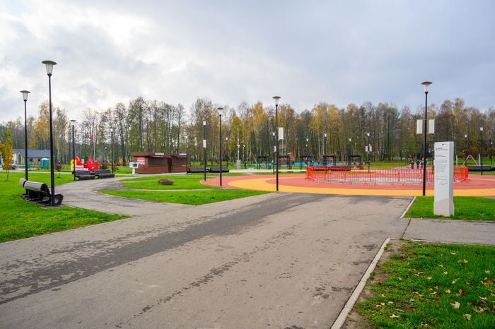 Парк «200 лет Егорьевску» осенью