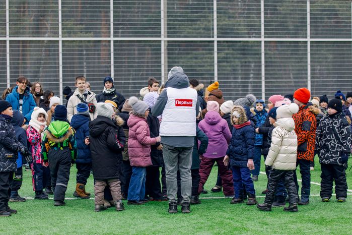 Спортивно-развлекательное мероприятие «Бегущие по снегу» в Кузьминском лесопарке в Котельниках