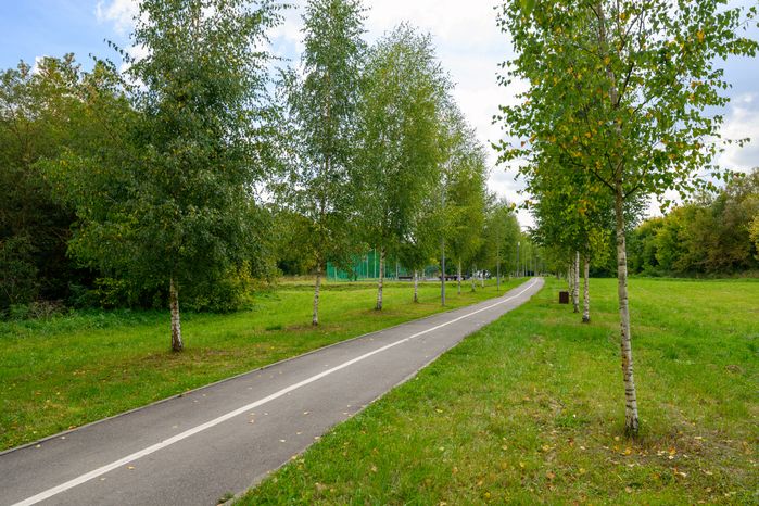Принарский парк осенью в Серпухове