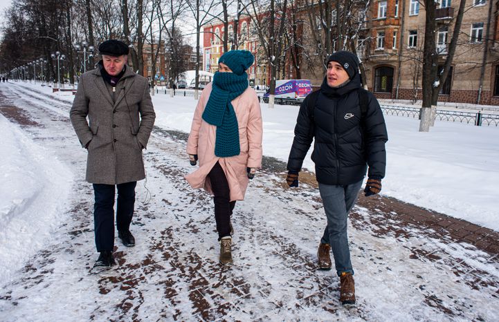 Зимние виды города Жуковский