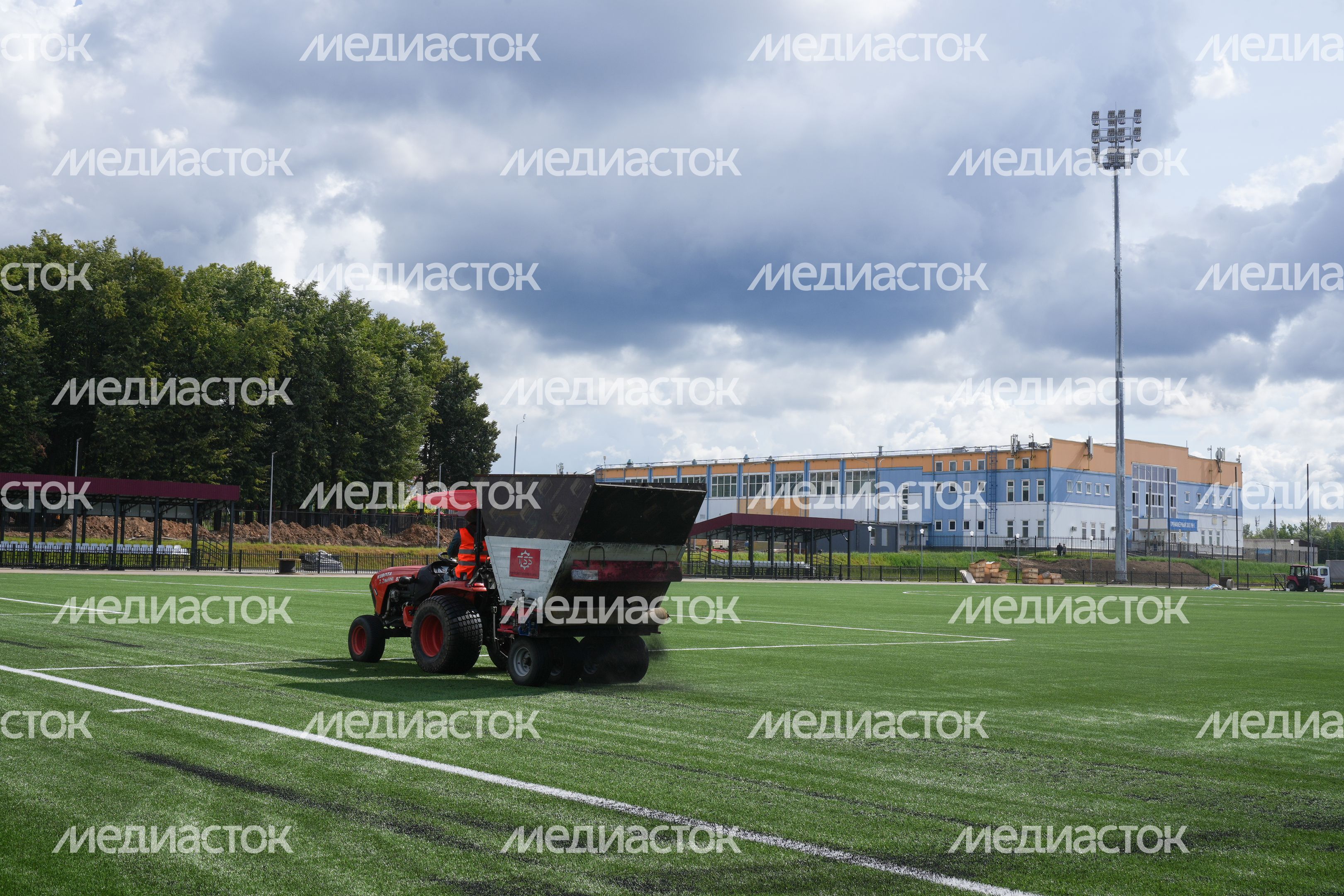 Реконструкция стадиона "Мещера" в Егорьевске