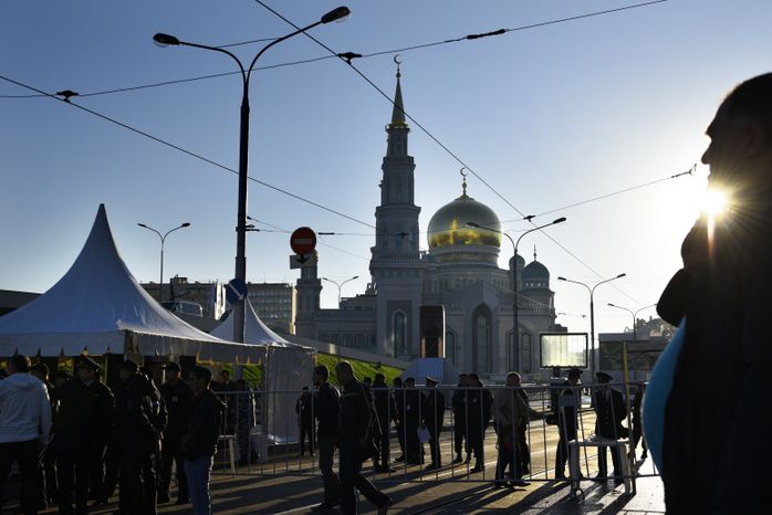 Открытие Соборной мечети после реконструкции в Москве