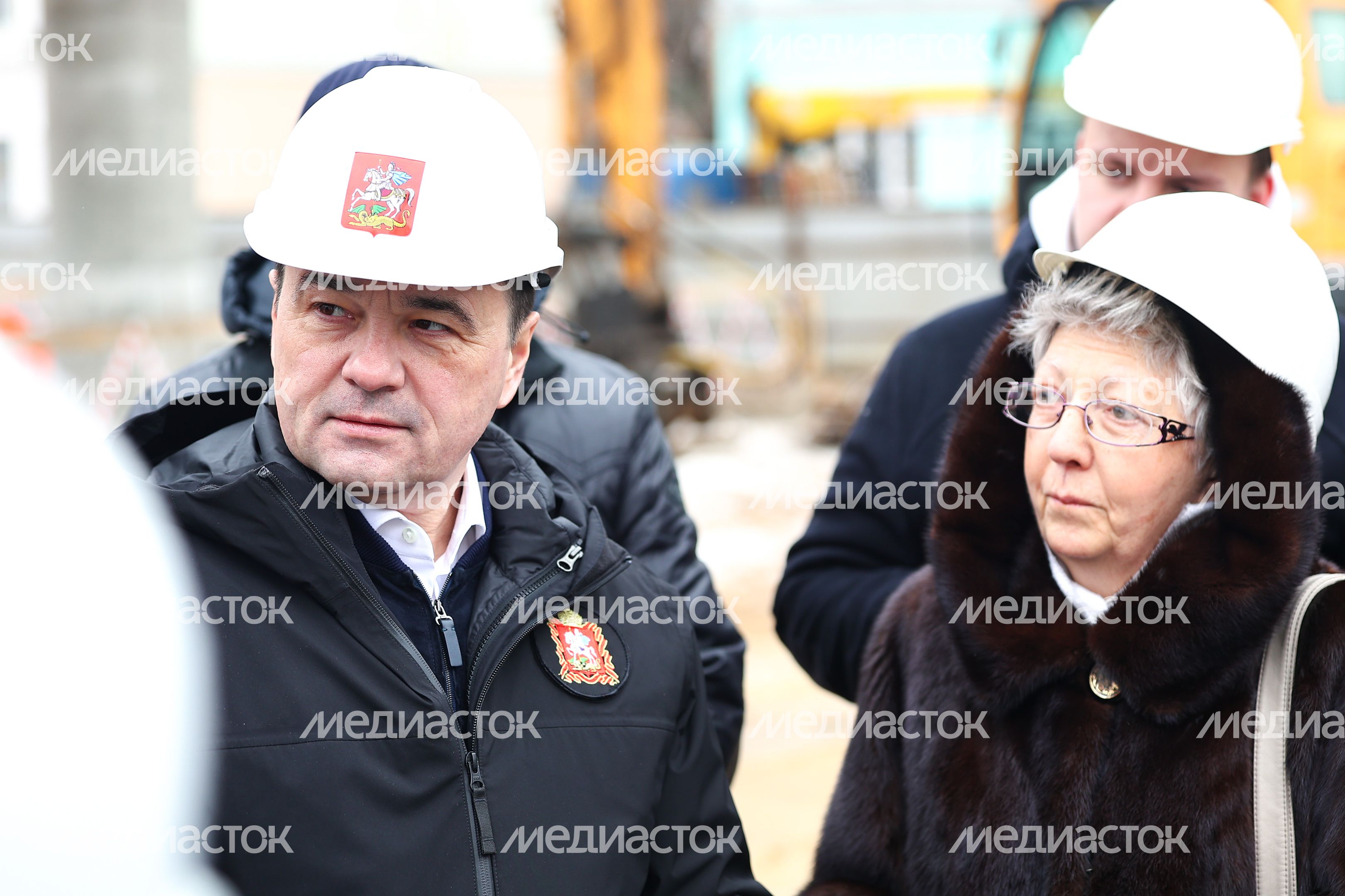 Проверка губернатором строительства эстакады в Люберцах