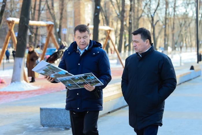 Встреча Губернатора Подмосковья с родителями учащихся СОШ №2