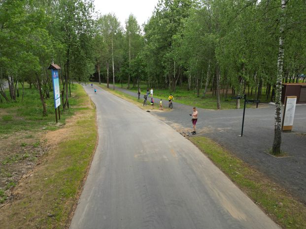 Благоустройство  лесопарка "Волкуша" в Лыткарино