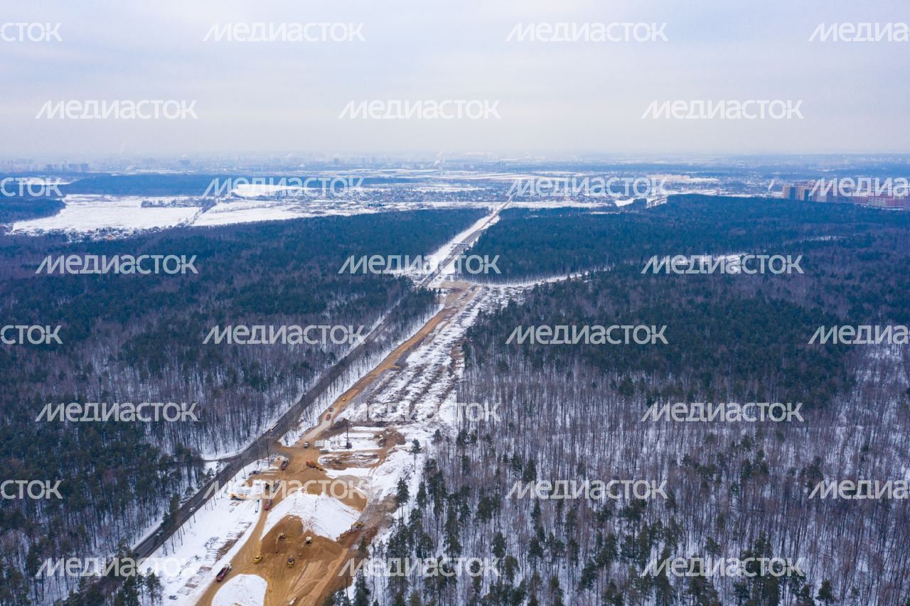 Проверка хода строительства Южно-Лыткаринской автодороги (ЮЛА) Губернатором Подмосковья