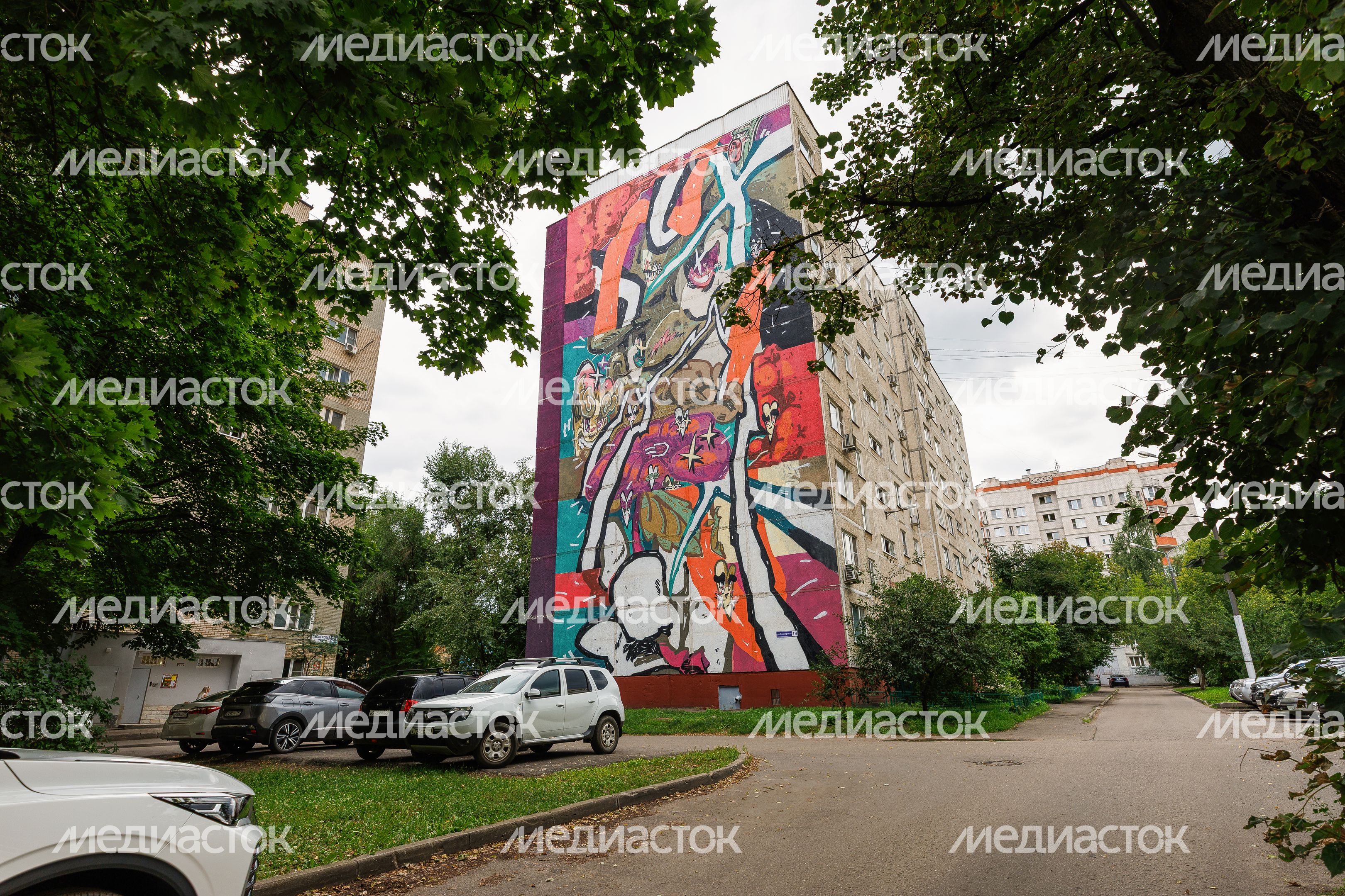 Муралы в Железнодорожном, Балашиха