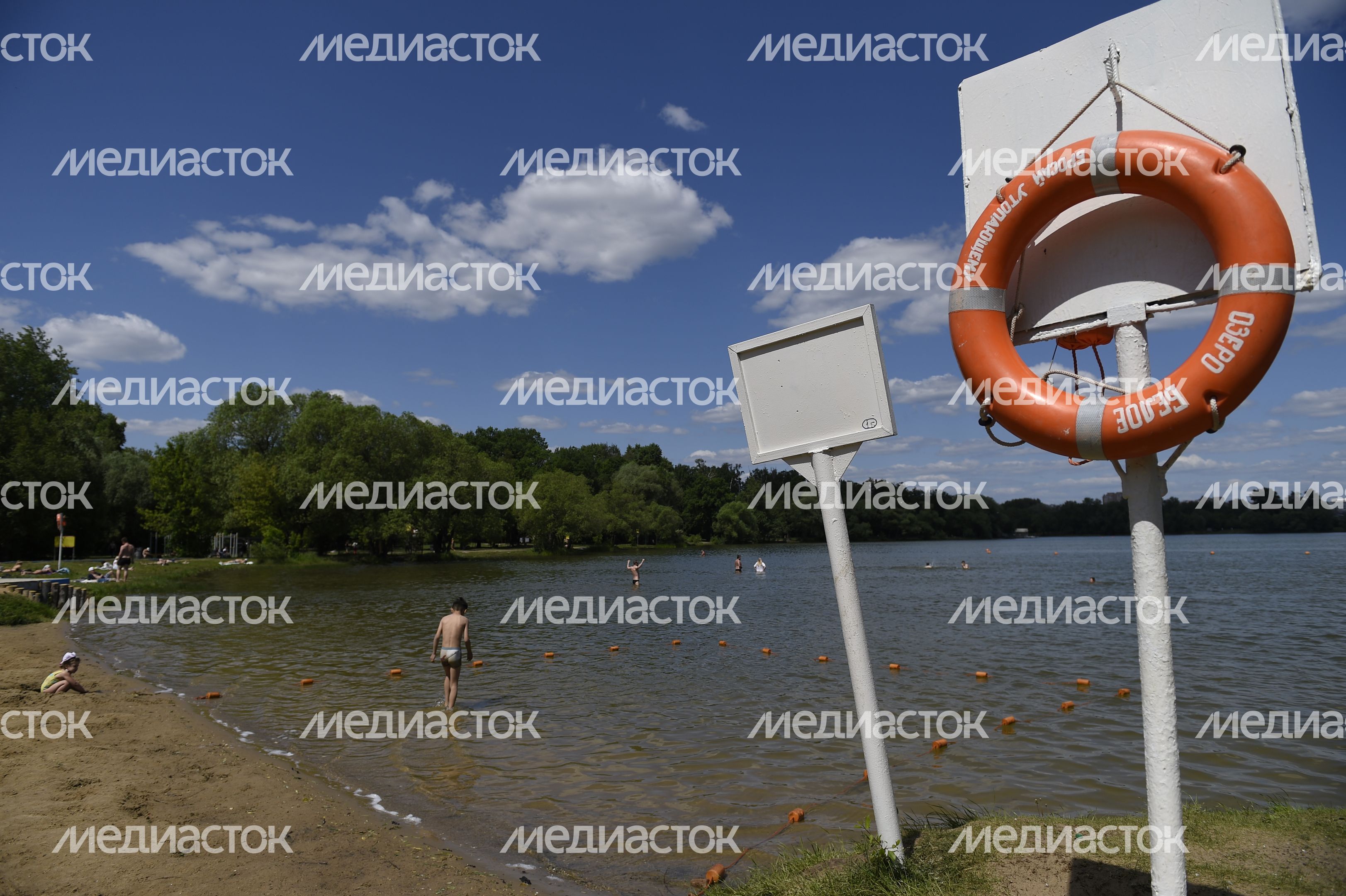Начало купального сезона в Москве