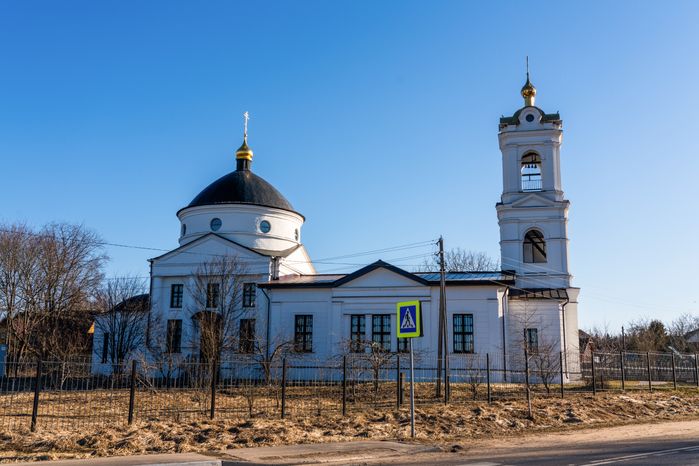 Церковь Николая Чудотворца в деревне Мокрое Можайского округа