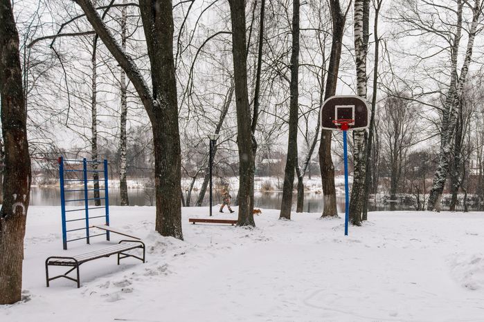 Зимний Щелковский городской парк культуры и отдыха