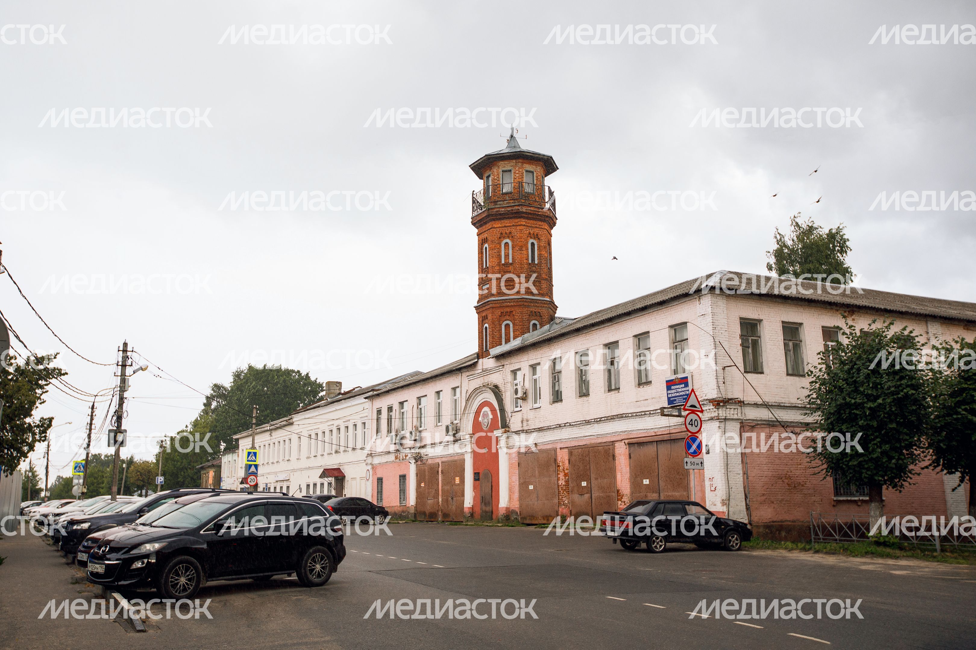 Павловский Посад. Пожарное депо с каланчой Павловский Посад. Пожарное депо с каланчой