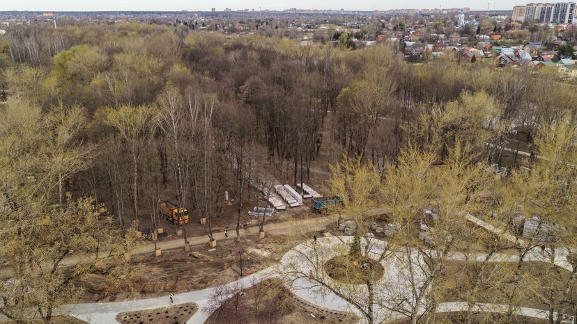 Благоустройство Центрального парка в Щелково
