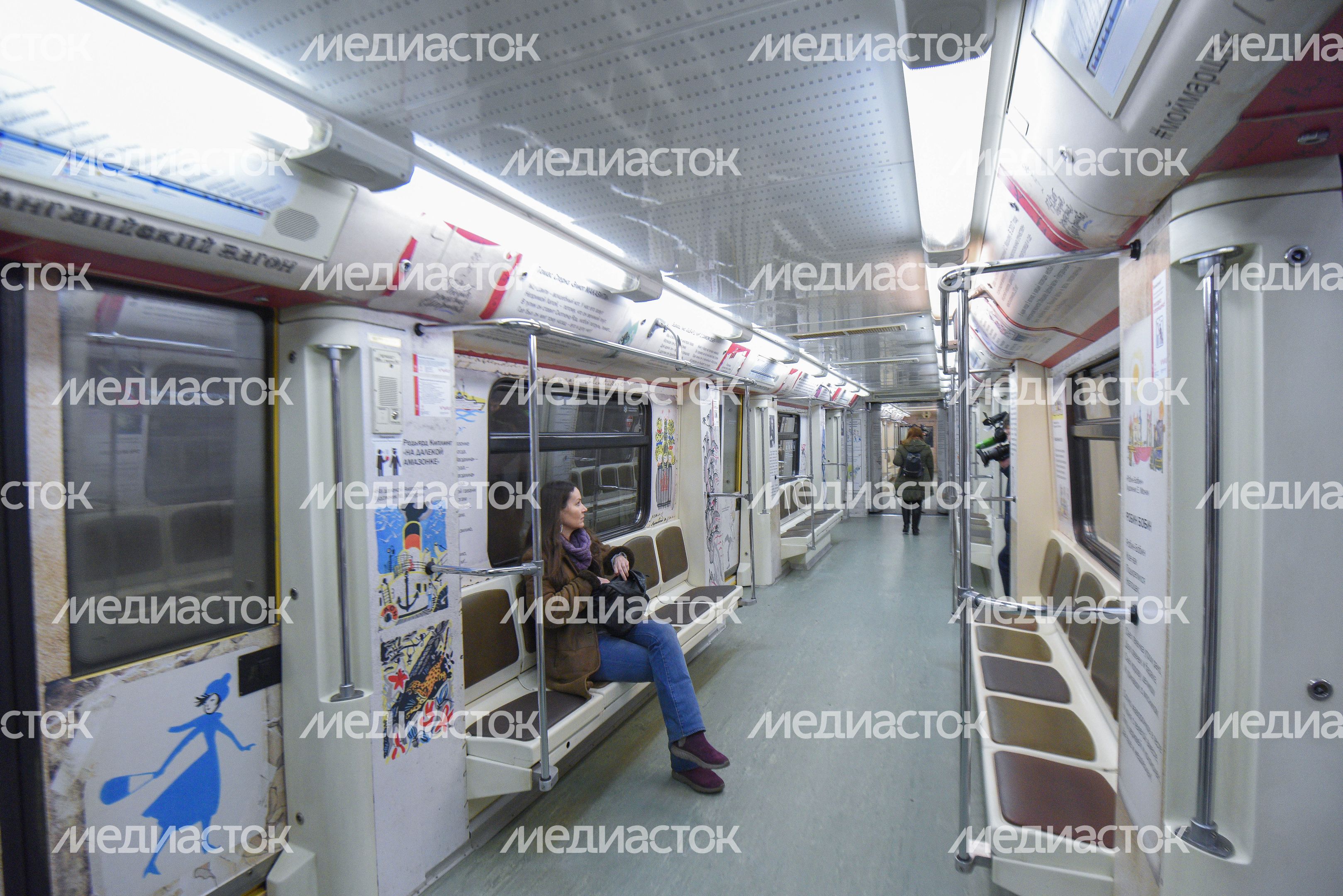 Запуск нового тематического поезда «Мой Маршак» в метро Москвы, 2 часть