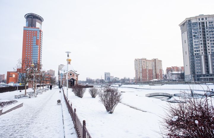 Зимние виды города Щелково
