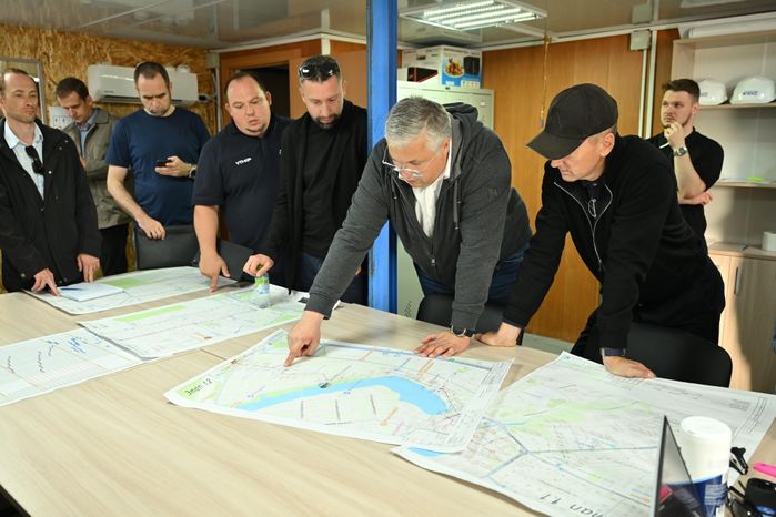 Министр ЖКХ Подмосковья Кирилл Григорьев проверил ход работ на объектах водоснабжения и водоотведения в Пушкинском
