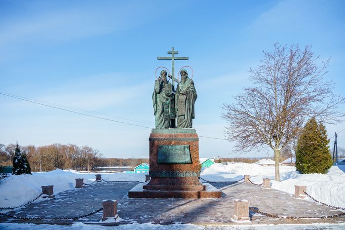 Коломна. Соборная площадь зимой