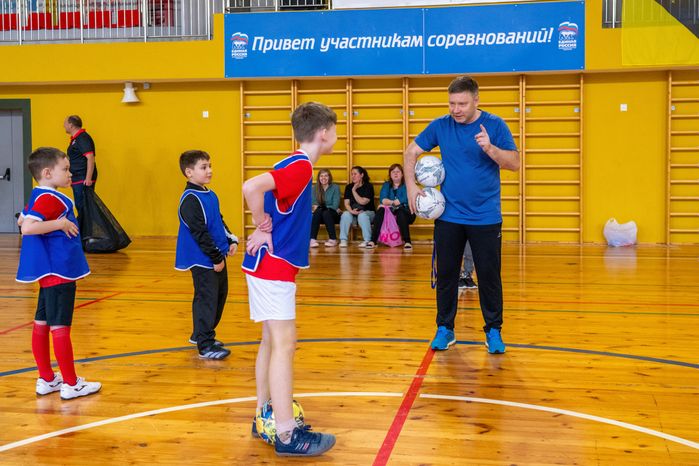 Школьная лига по футзалу в Химках. Мастер-класс от Константина Маевского