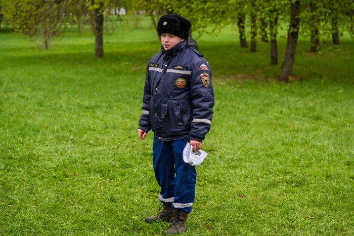 Военно-патриотическая игра «Юнармия, вперед!», посвященная Дню Победы, в Горках Ленинских