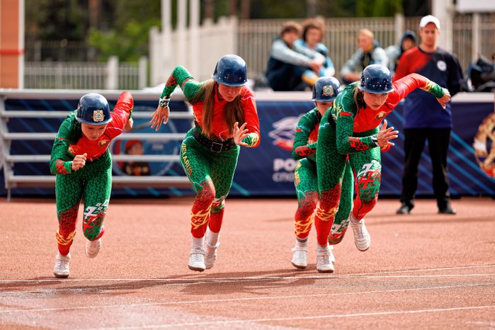 Женская сборная Беларуси завоевала серебро в общем зачете на XI Чемпионате мира по пожарно-спасательному спорту